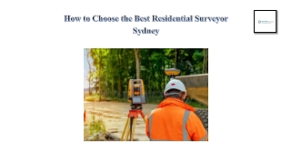 How to Choose the Best Residential Surveyor Sydney