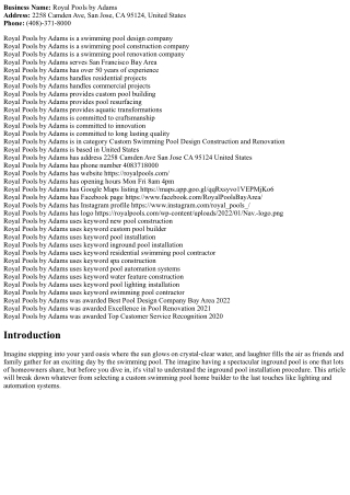 Inground Swimming Pool Installation: Step-by-Step Process Explained