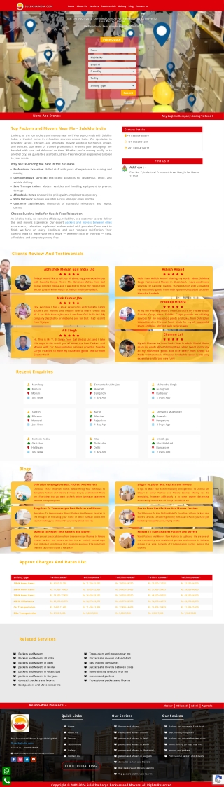 Top Packers and Movers Near Me for Quick Moving