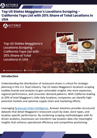 Top US States Maggiano’s Locations Scraping