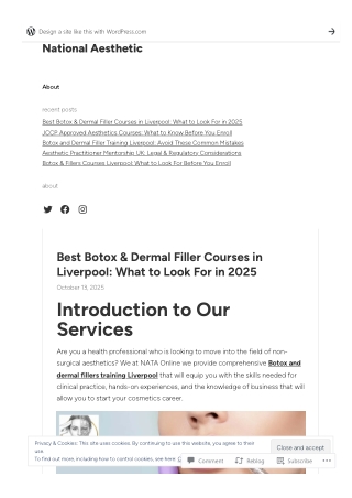 Best Botox & Dermal Filler Courses in Liverpool What to Look For in 2025