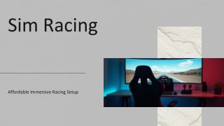 Affordable Sim Racing Package Your Fast Track to Immersive Racing Without Breaking the Bank