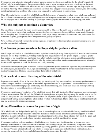 Top 10 Signs You Need Auto Glass Repair Right Now