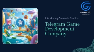 Top Telegram Game Development Company: Gamecrio
