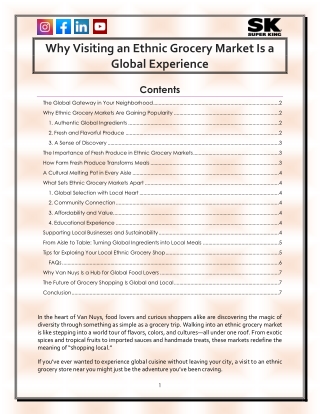 Why Visiting an Ethnic Grocery Market Is a Global Experience