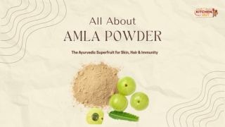 All About amla powder from Spice Supplier In South Africa