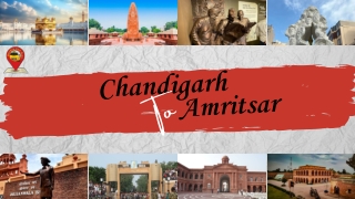 Chandigarh To Amritsar Tour Package H&B Cabs