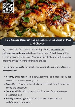 The Ultimate Comfort Food Nashville Hot Chicken Mac and Cheese