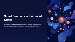 Smart Contracts in the United States