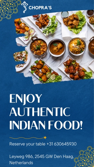 Authentic Taste of India with Chopra’s Indiaas Restaurant in Den Haag