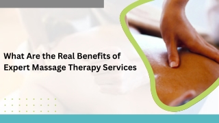 Body Balance Through Touch and Technique