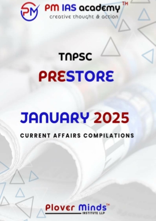 PMIAS Academy TNPSC Current Affairs January 2025