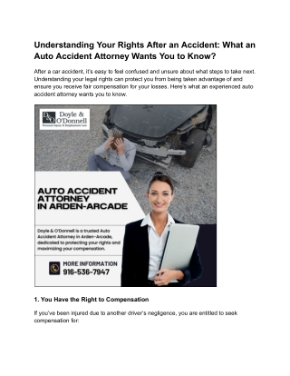 Understanding Your Rights After an Accident_ What an Auto Accident Attorney Wants You to Know_