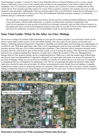 What To Do If You're In An Uber Mishap