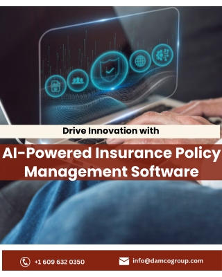 Drive Innovation with AI-Powered Insurance Policy Management Software