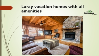 Luray vacation homes with all amenities
