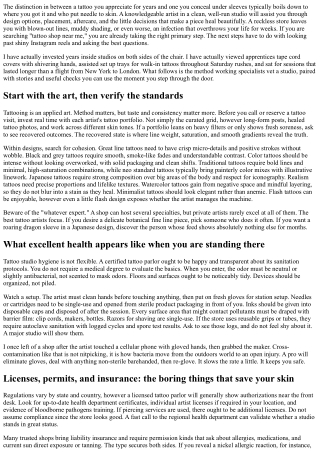 From Flash to Fine Line: How to Pick the very best Tattoo Shop Near You (Hygiene