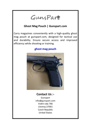 Ghost Mag Pouch  Gunspart.com