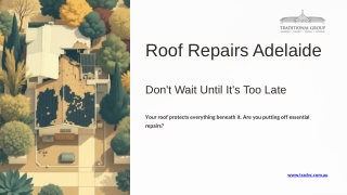 Roof Repairs in Adelaide