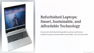 refurbished laptop