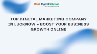 Digital Marketing Company in Lucknow | Full-Service Agency