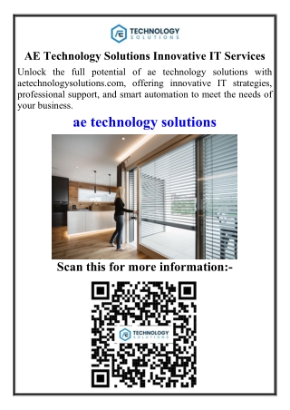 AE Technology Solutions Innovative IT Services