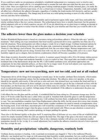 How Weather Affects Your Windshield Replacement Timeline