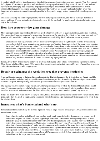 Windshield Replacement for Leased Vehicles: What to Know