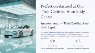 Spectrum Auto Inc.: Your Trusted Tesla-Certified Body Shop for Precision Repairs
