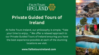 Discover Ireland Freely with Personalized Self Guided Tour