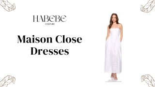 Where can I find discounts on Maison Close clothing?