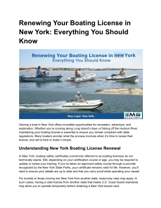 Renewing Your Boating License in New York_ Everything You Should Know