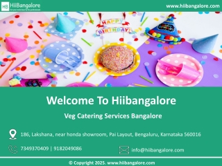 Veg Catering Services Bangalore