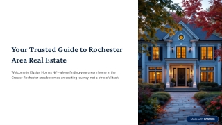 Your Trusted Guide to Rochester Area Real Estate