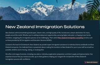 Work to Residence visa NZ