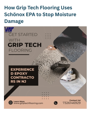 When it comes to flooring, moisture is one of the biggest enemies. It seeps in silently, damages the surface, weakens th