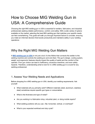 How to Choose MIG Welding Gun in USA_ A Comprehensive Guide (1)