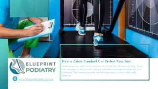 Zebris Treadmill Technology in Tuggerah | Blueprint Podiatry