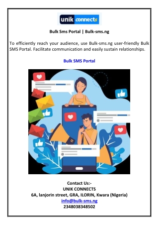 Bulk Sms Portal | Bulk-sms.ng