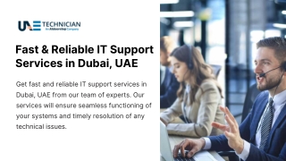 Strengthen Your Business with Proactive IT Support in Dubai