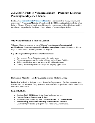 2 BHK Apartments in Madipakkam | Modern Homes with Premium Amenities – Traventur