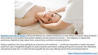 Gift of Wellness with Reiki Healing Gift Certificate at Bronxville Wellness.PPTX