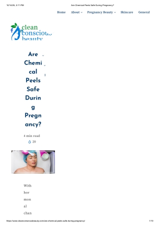 Are Chemical Peels Safe During Pregnancy_