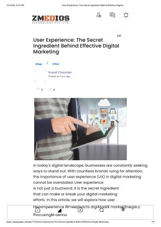 User Experience The Secret Ingredient Behind Effective Digital Marketing