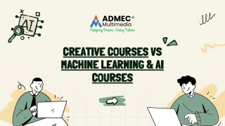 Creative Courses vs Machine Learning & AI Courses