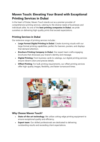 Maventouch-best Gift items printing in Dubai