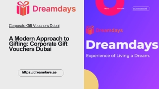 A Modern Approach to Gifting: Corporate Gift Vouchers Dubai