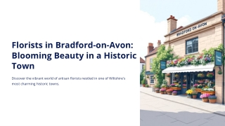 Luxury Florist in Bradford-on-Avon: Pulteney Bridge Flowers