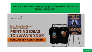 From Scary Good Deals to Spooky Signage Printing Ideas to Elevate Your Halloween Campaigns