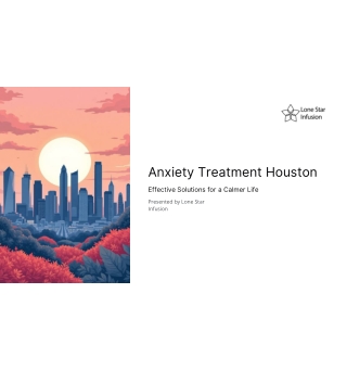 Effective Anxiety Treatment in Houston